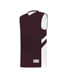 Augusta Sportswear YOUTH B - PIVOT REVERSIBLE BASKETBALL JERSEY 256600 MAROON/WHITE (BA) S