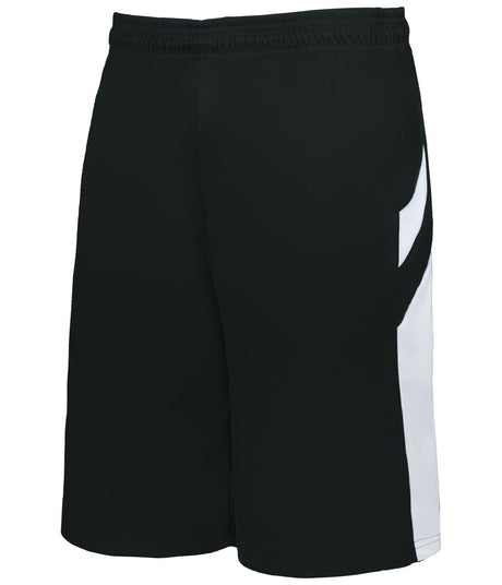 Augusta Sportswear YOUTH B - PIVOT REVERSIBLE BASKETBALL SHORTS 226600B BLACK/WHITE (BA) S