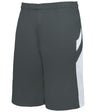 Augusta Sportswear YOUTH B - PIVOT REVERSIBLE BASKETBALL SHORTS 226600B GRAPHITE/WHITE (BA) S