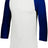 Augusta Sportswear Youth Baseball 3/4 Sleeve Tee 2.0 4421 WHITE/NAVY S