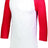 Augusta Sportswear Youth Baseball 3/4 Sleeve Tee 2.0 4421 WHITE/RED S