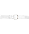 Augusta Sportswear YOUTH BASEBALL BELT 3BBY WHITE OS