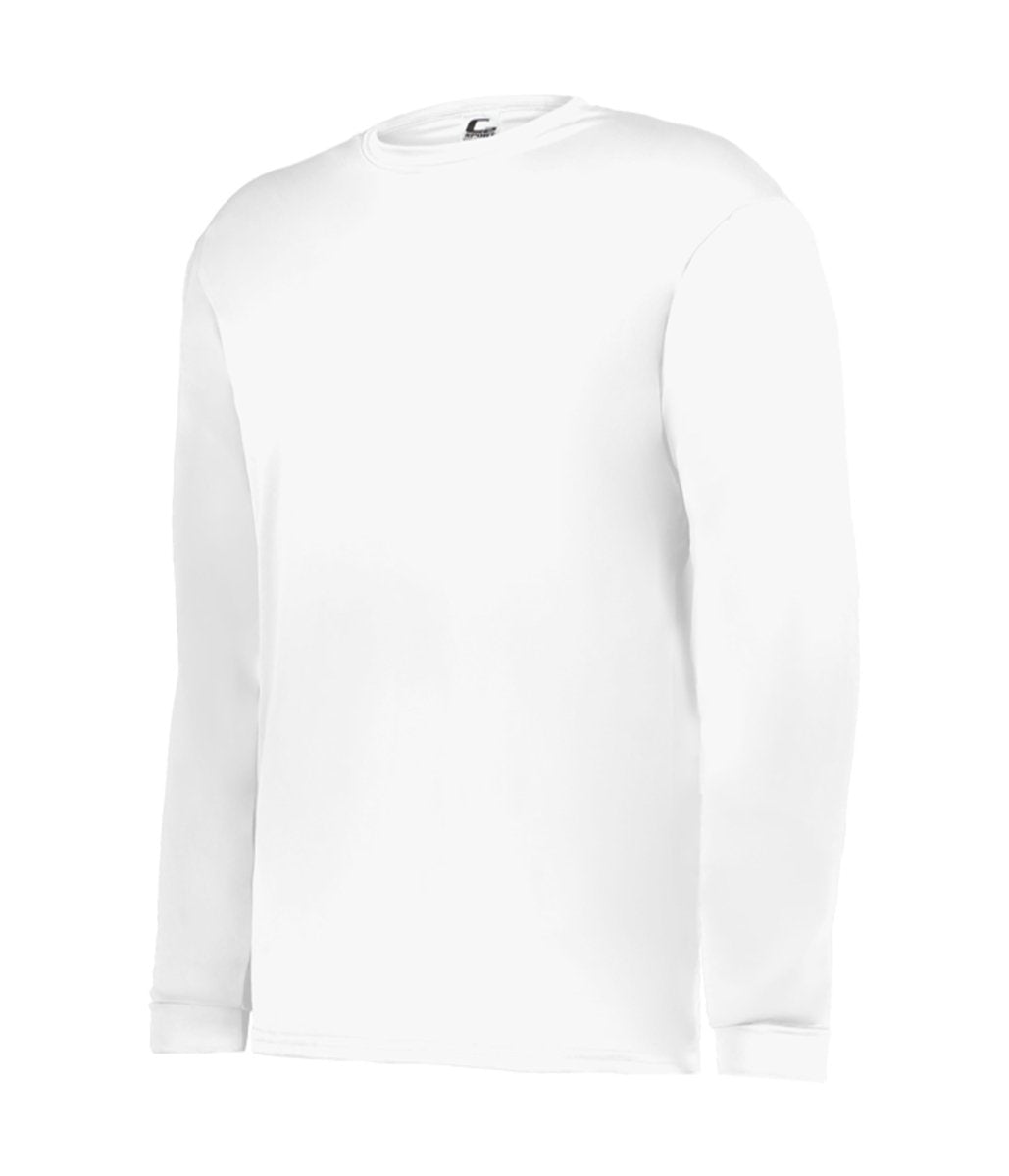 Augusta Sportswear YOUTH C2 LONG SLEEVE TEE 520400 WHITE S
