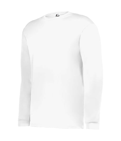Augusta Sportswear YOUTH C2 LONG SLEEVE TEE 520400 WHITE S