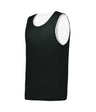 Augusta Sportswear YOUTH C2 MESH REVERSIBLE BASKETBALL JERSEY 522800 BLACK/WHITE (BA) S