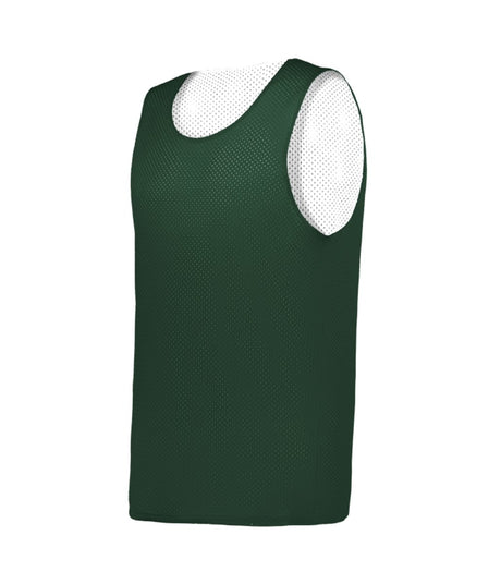 Augusta Sportswear YOUTH C2 MESH REVERSIBLE BASKETBALL JERSEY 522800 FOREST/WHITE (BA) S