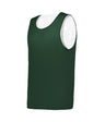 Augusta Sportswear YOUTH C2 MESH REVERSIBLE BASKETBALL JERSEY 522800 FOREST/WHITE (BA) S