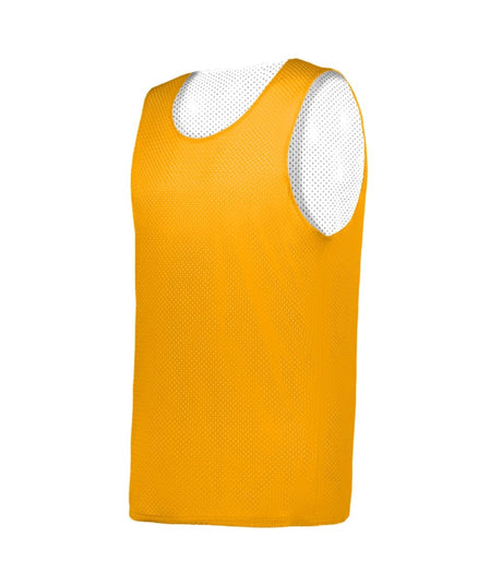 Augusta Sportswear YOUTH C2 MESH REVERSIBLE BASKETBALL JERSEY 522800 GOLD/WHITE (BA) S