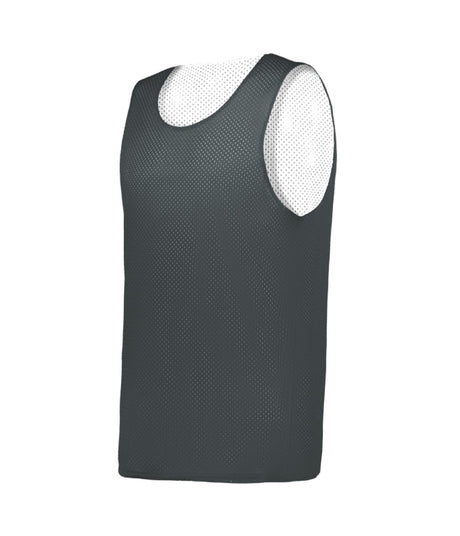 Augusta Sportswear YOUTH C2 MESH REVERSIBLE BASKETBALL JERSEY 522800 GRAPHITE/WHITE (BA) S