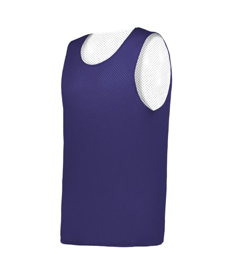 Augusta Sportswear YOUTH C2 MESH REVERSIBLE BASKETBALL JERSEY 522800 PURPLE/WHITE (BA) S