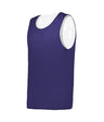 Augusta Sportswear YOUTH C2 MESH REVERSIBLE BASKETBALL JERSEY 522800 PURPLE/WHITE (BA) S