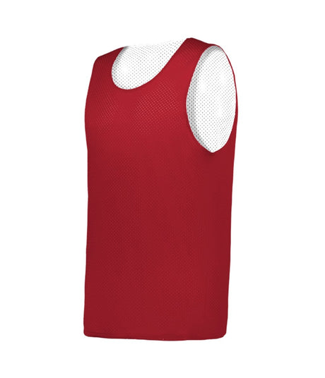 Augusta Sportswear YOUTH C2 MESH REVERSIBLE BASKETBALL JERSEY 522800 RED/WHITE (BA) S