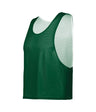 Augusta Sportswear YOUTH C2 REVERSIBLE MESH LACROSSE PINNIE 526000 FOREST/WHITE (BA) SMALL/MEDIUM