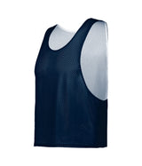 Augusta Sportswear YOUTH C2 REVERSIBLE MESH LACROSSE PINNIE 526000 NAVY/WHITE (BA) SMALL/MEDIUM