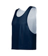 Augusta Sportswear YOUTH C2 REVERSIBLE MESH LACROSSE PINNIE 526000 NAVY/WHITE (BA) SMALL/MEDIUM