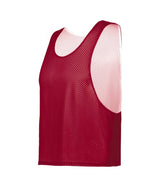 Augusta Sportswear YOUTH C2 REVERSIBLE MESH LACROSSE PINNIE 526000 RED/WHITE (BA) SMALL/MEDIUM