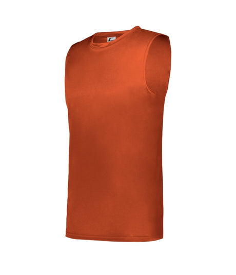 Augusta Sportswear YOUTH C2 SLEEVELESS TEE 523000 BURNT ORANGE (BA) S