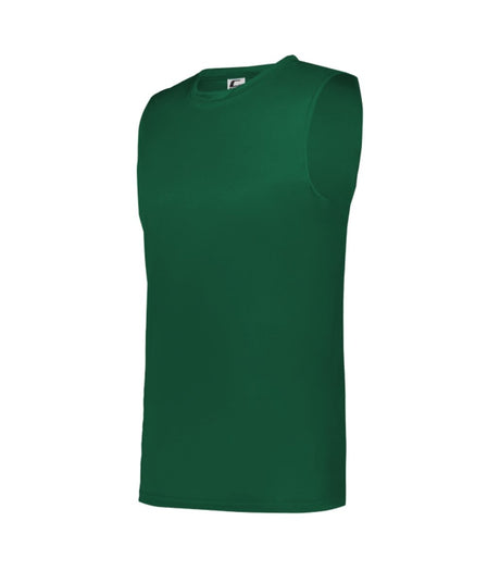 Augusta Sportswear YOUTH C2 SLEEVELESS TEE 523000 FOREST (BA) S