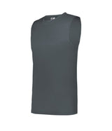 Augusta Sportswear YOUTH C2 SLEEVELESS TEE 523000 GRAPHITE (BA) S
