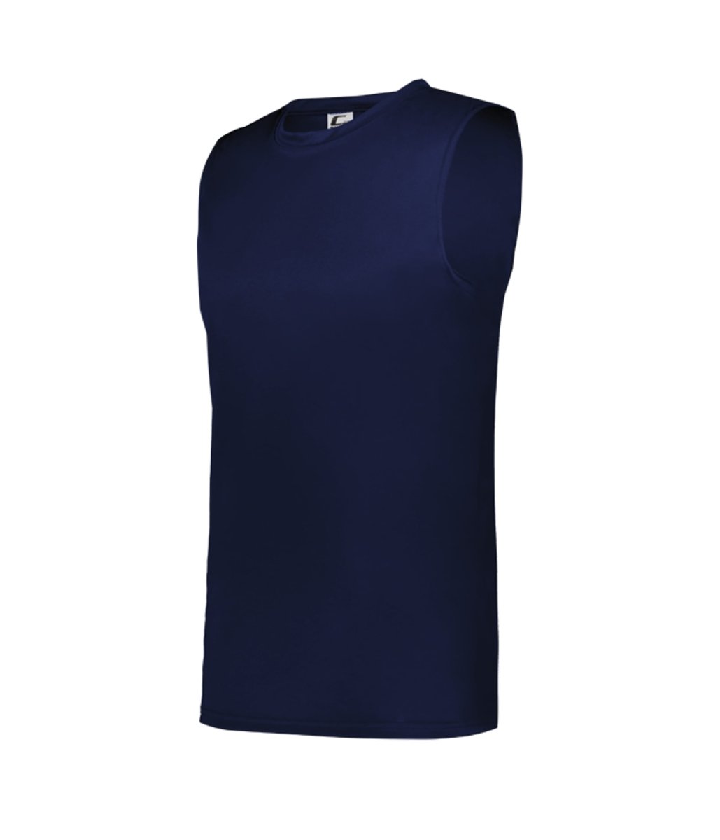 Augusta Sportswear YOUTH C2 SLEEVELESS TEE 523000 NAVY (BA) S