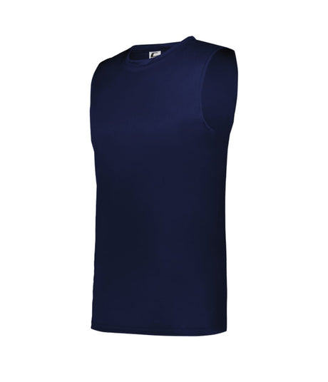 Augusta Sportswear YOUTH C2 SLEEVELESS TEE 523000 NAVY (BA) S