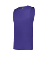 Augusta Sportswear YOUTH C2 SLEEVELESS TEE 523000 PURPLE (BA) S
