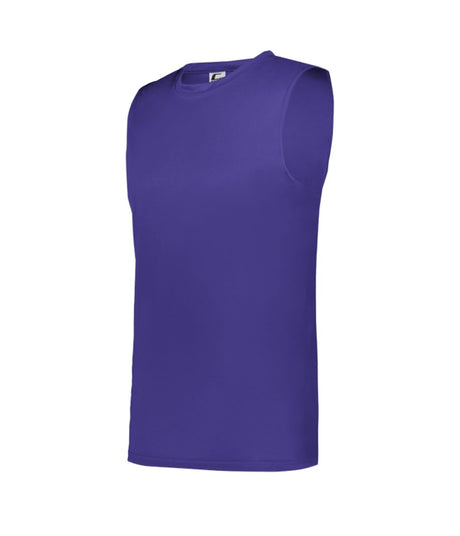 Augusta Sportswear YOUTH C2 SLEEVELESS TEE 523000 PURPLE (BA) S
