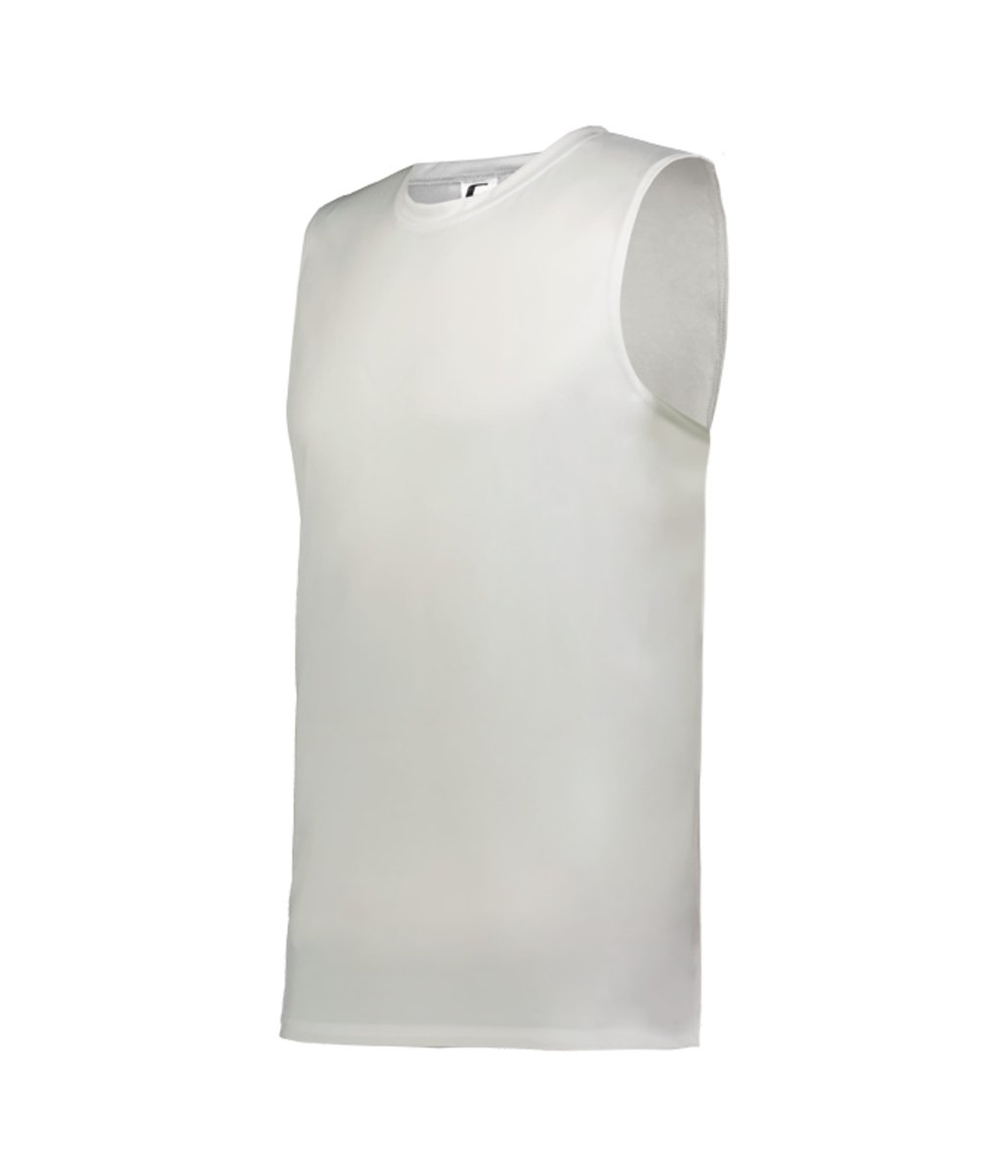 Augusta Sportswear YOUTH C2 SLEEVELESS TEE 523000 WHITE S