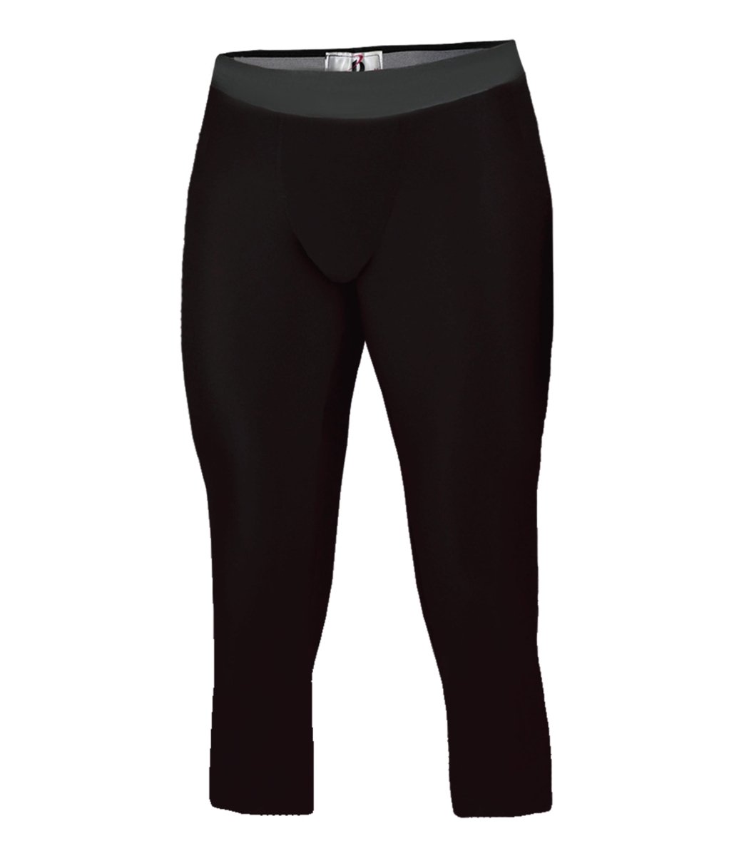 Augusta Sportswear YOUTH CALF - LENGTH COMPRESSION TIGHT 261100 BLACK S