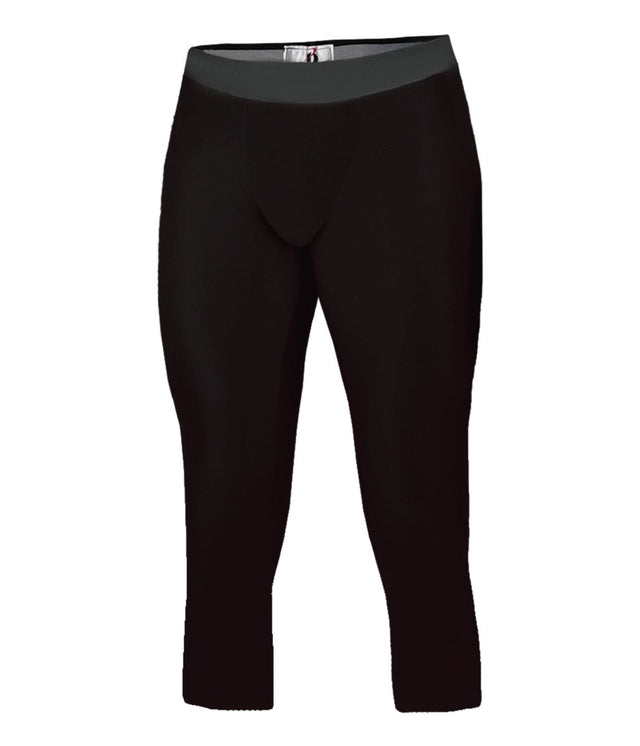 Augusta Sportswear YOUTH CALF - LENGTH COMPRESSION TIGHT 261100 BLACK S