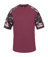 Augusta Sportswear YOUTH CAMO SPORT TEE 214100 MAROON/MAROON CAMO (BA) S