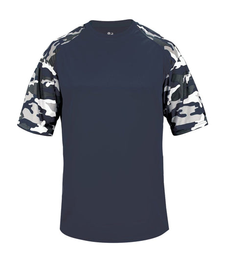 Augusta Sportswear YOUTH CAMO SPORT TEE 214100 NAVY/NAVY CAMO (BA) S