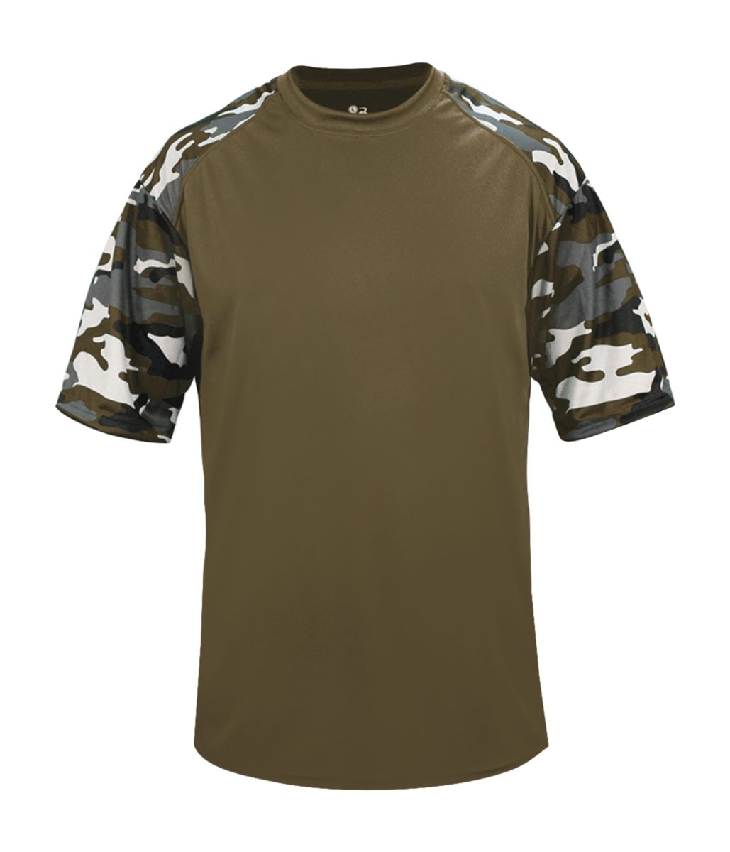 Augusta Sportswear YOUTH CAMO SPORT TEE 214100 OD GREEN/OD GREEN CAMO (BA) S