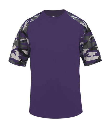 Augusta Sportswear YOUTH CAMO SPORT TEE 214100 PURPLE/PURPLE CAMO (BA) S