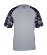 Augusta Sportswear YOUTH CAMO SPORT TEE 214100 SILVER/BLACK CAMO (BA) S