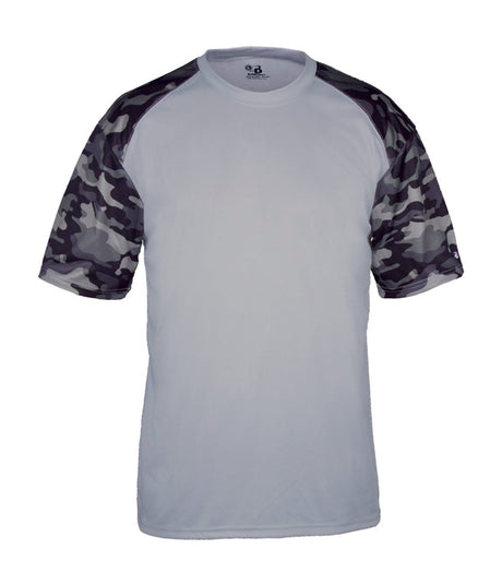 Augusta Sportswear YOUTH CAMO SPORT TEE 214100 SILVER/BLACK CAMO (BA) S