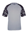 Augusta Sportswear YOUTH CAMO SPORT TEE 214100 SILVER/BLACK CAMO (BA) S