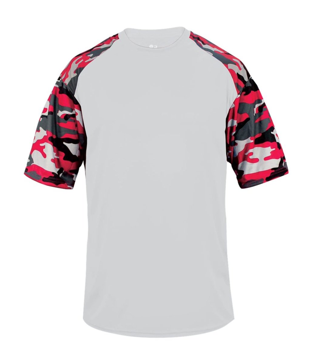 Augusta Sportswear YOUTH CAMO SPORT TEE 214100 WHITE/RED CAMO (BA) S