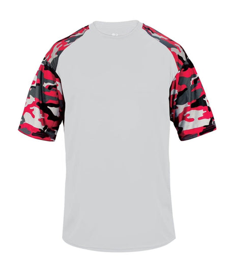 Augusta Sportswear YOUTH CAMO SPORT TEE 214100 WHITE/RED CAMO (BA) S