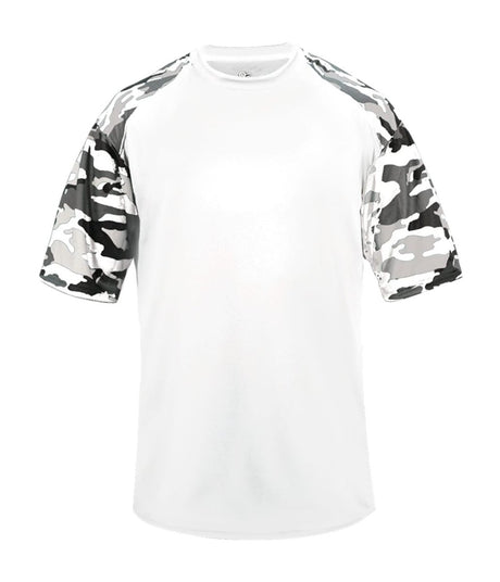 Augusta Sportswear YOUTH CAMO SPORT TEE 214100 WHITE/WHITE CAMO (BA) S