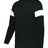 Augusta Sportswear YOUTH CONTENDER LONG SLEEVE HOODIE 545LSY BLACK/WHITE (BA) S