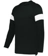 Augusta Sportswear YOUTH CONTENDER LONG SLEEVE HOODIE 545LSY BLACK/WHITE (BA) S
