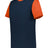 Augusta Sportswear YOUTH CREW NECK BASEBALL JERSEY 532CJY NAVY/BT. ORANGE (BA) XXS
