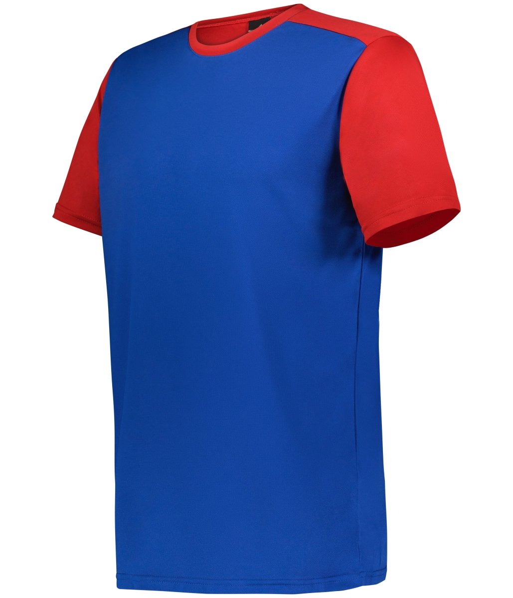 Augusta Sportswear YOUTH CREW NECK BASEBALL JERSEY 532CJY ROYAL/RED (BA) XXS