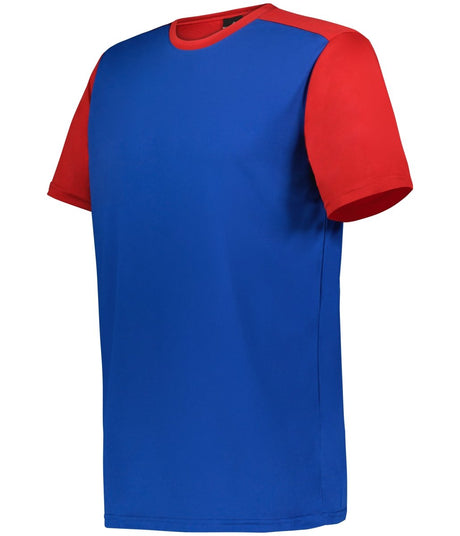 Augusta Sportswear YOUTH CREW NECK BASEBALL JERSEY 532CJY ROYAL/RED (BA) XXS
