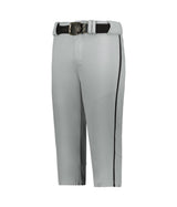 Augusta Sportswear YOUTH CRUSH BASEBALL KNICKER WITH BRAID 655PKBY GREY/BLACK (BA) S