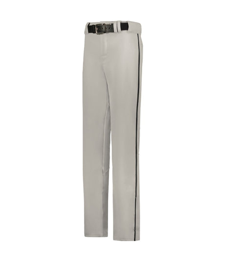 Augusta Sportswear YOUTH CRUSH OPEN BOTTOM PANT WITH BRAID 655WLBY GREY/BLACK (BA) S