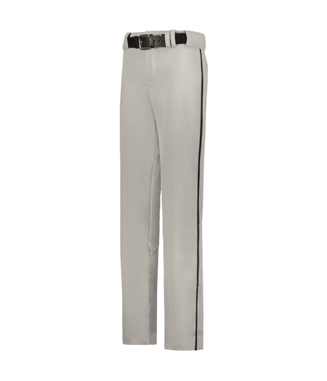 Augusta Sportswear YOUTH CRUSH OPEN BOTTOM PANT WITH BRAID 655WLBY GREY/BLACK (BA) S