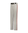 Augusta Sportswear YOUTH CRUSH OPEN BOTTOM PANT WITH BRAID 655WLBY GREY/RED (BA) S