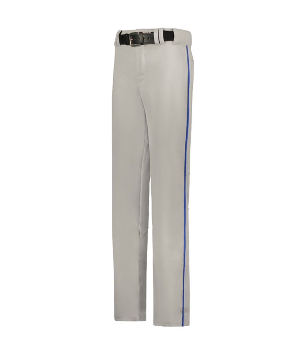 Augusta Sportswear YOUTH CRUSH OPEN BOTTOM PANT WITH BRAID 655WLBY GREY/ROYAL (BA) S